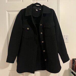 Plenty - Women's Black Shirt Jacket
